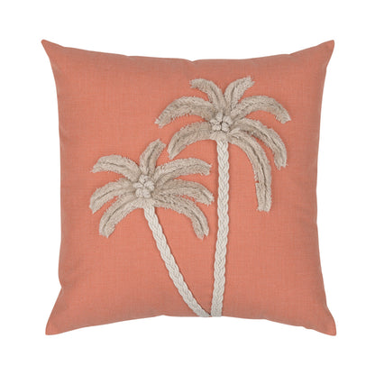 Escape Coral 22"x22" Toss Pillow