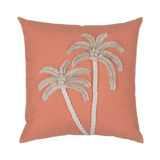 Escape Coral 22"x22" Toss Pillow