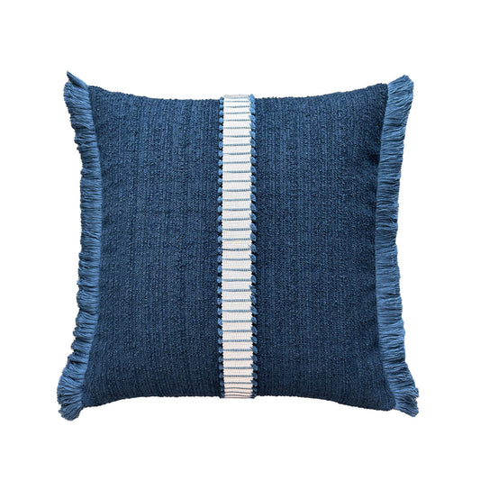 Deluxe Indigo 20"x20" Toss Pillow