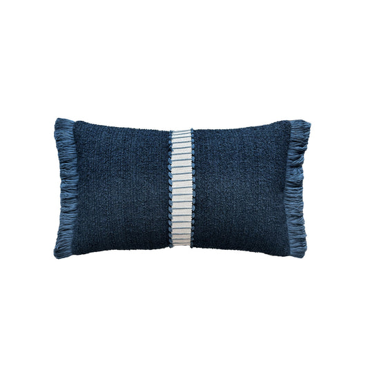 Deluxe Indigo 12"x20" Toss Pillow