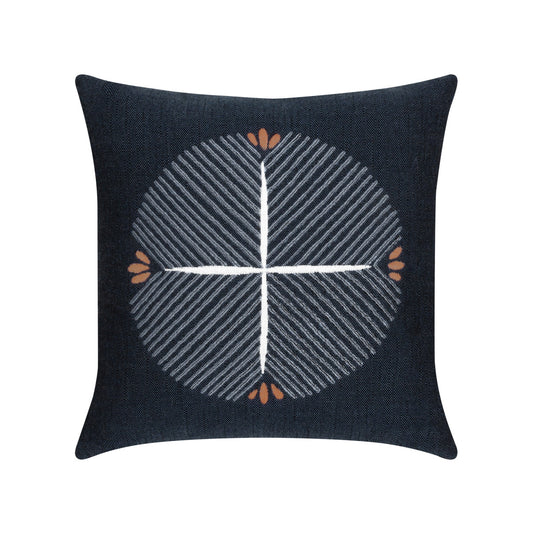 Direction Indigo 22"x22" Toss Pillow *