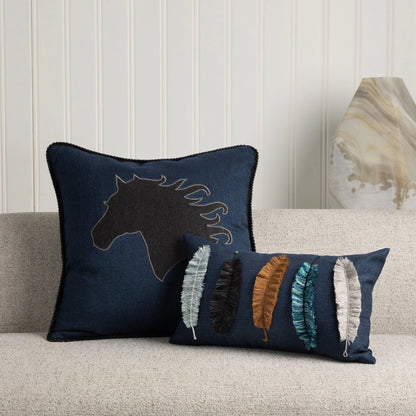 Believe Denim 12"x20" Toss Pillow