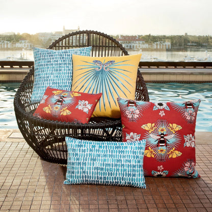 Chameleon Lagoon 22"x22" Toss Pillow
