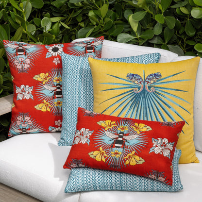 Chameleon Lagoon 22"x22" Toss Pillow