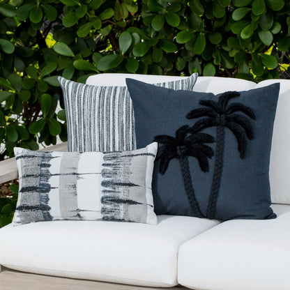 Escape Indigo 22"x22" Toss Pillow