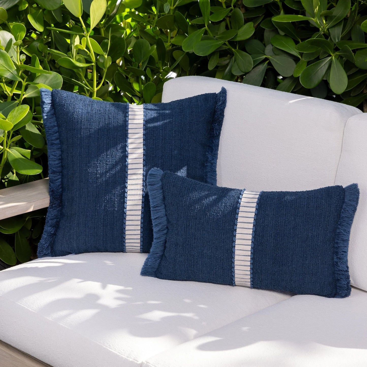 Deluxe Indigo 12"x20" Toss Pillow