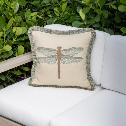Dragonfly Spa 20"x20" Toss Pillow