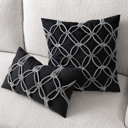 Carbon Rope 12"x20" Toss Pillow