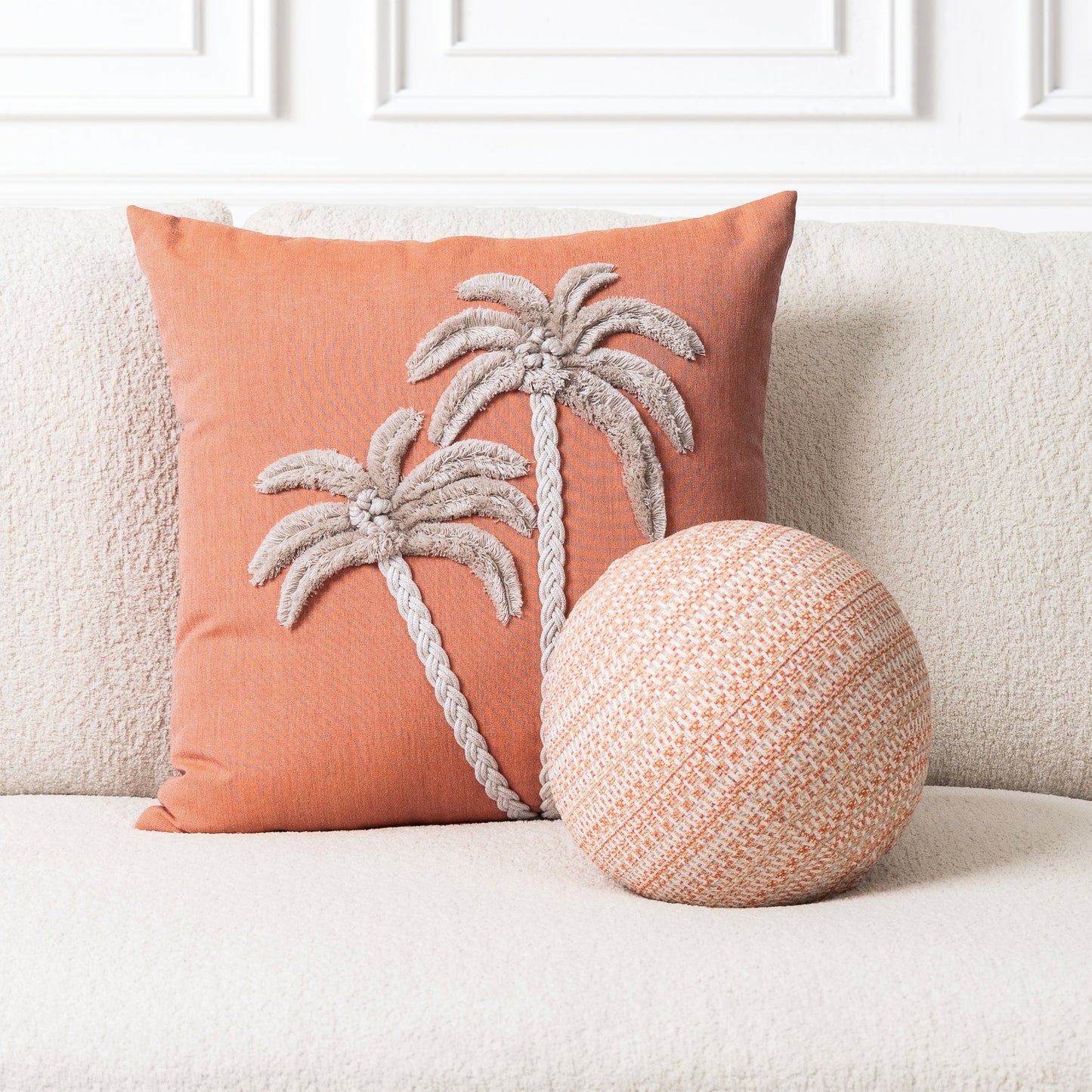 Escape Coral 22"x22" Toss Pillow