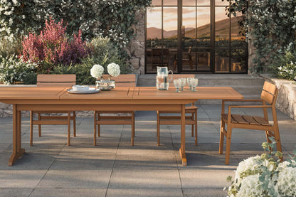 Foundations 74-103″ Ipe Extension Dining Table