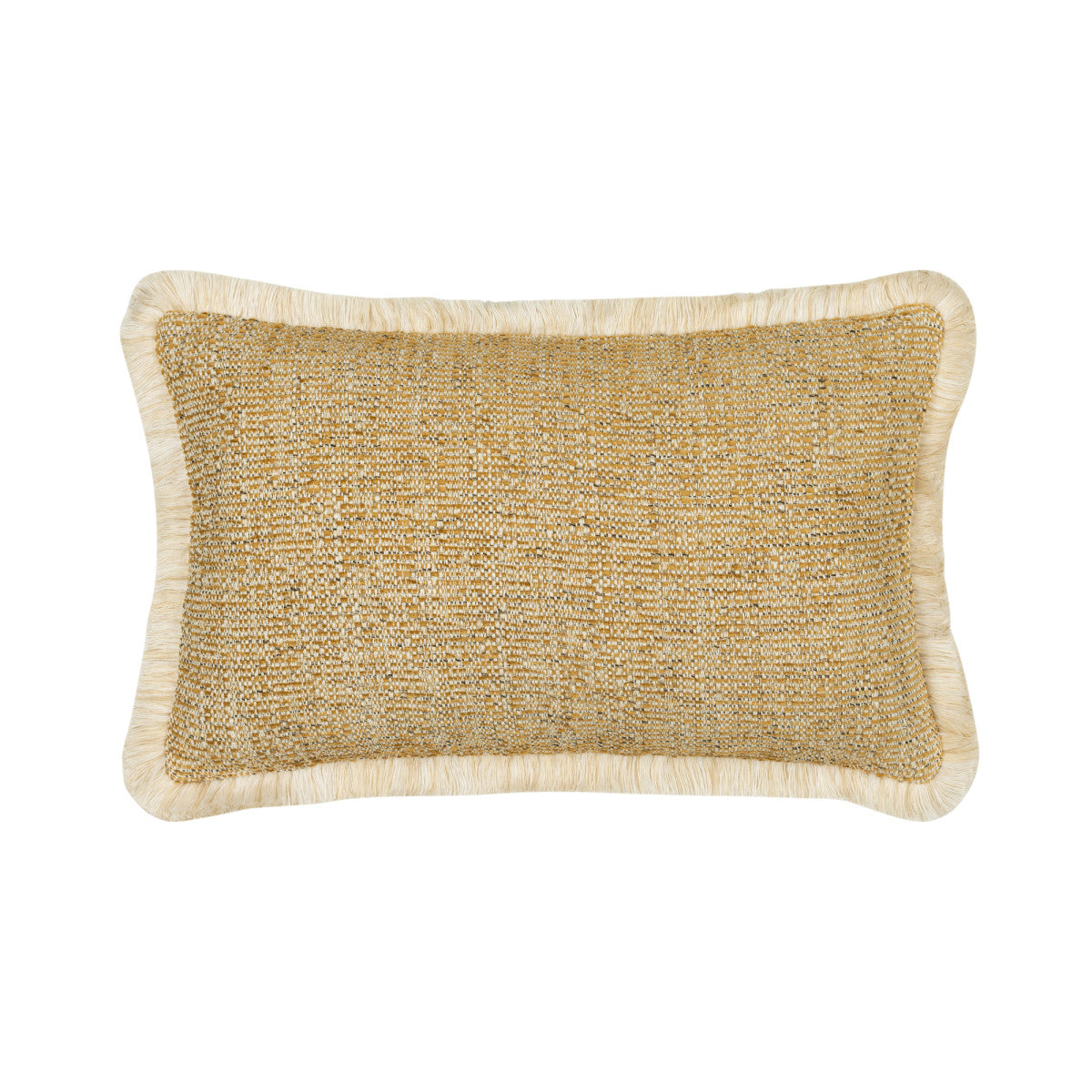 Golden Hour Fringed 12"x20" Toss Pillow