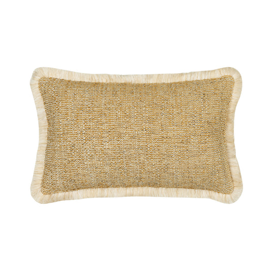 Golden Hour Fringed 12"x20" Toss Pillow