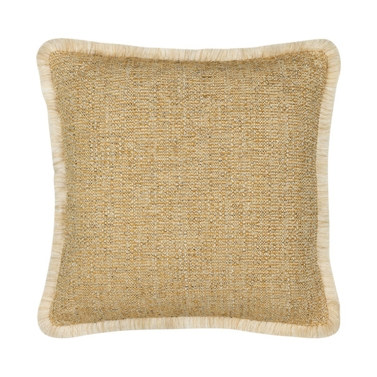 Golden Hour Fringed 22"x22" Toss Pillow *
