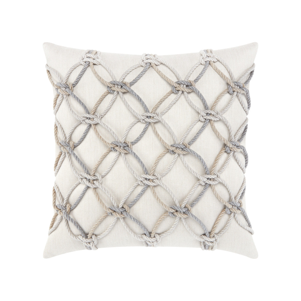 Grigio Rope 20"x20" Toss Pillow