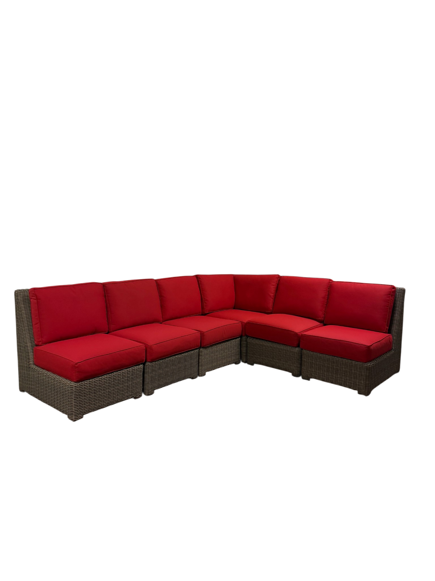 Napa 6 Seat Armless Sectional