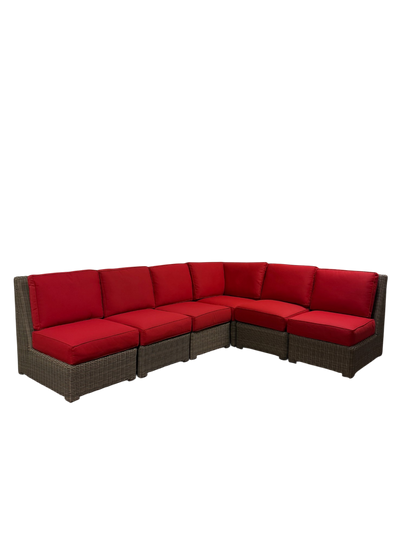 Napa 6 Seat Armless Sectional