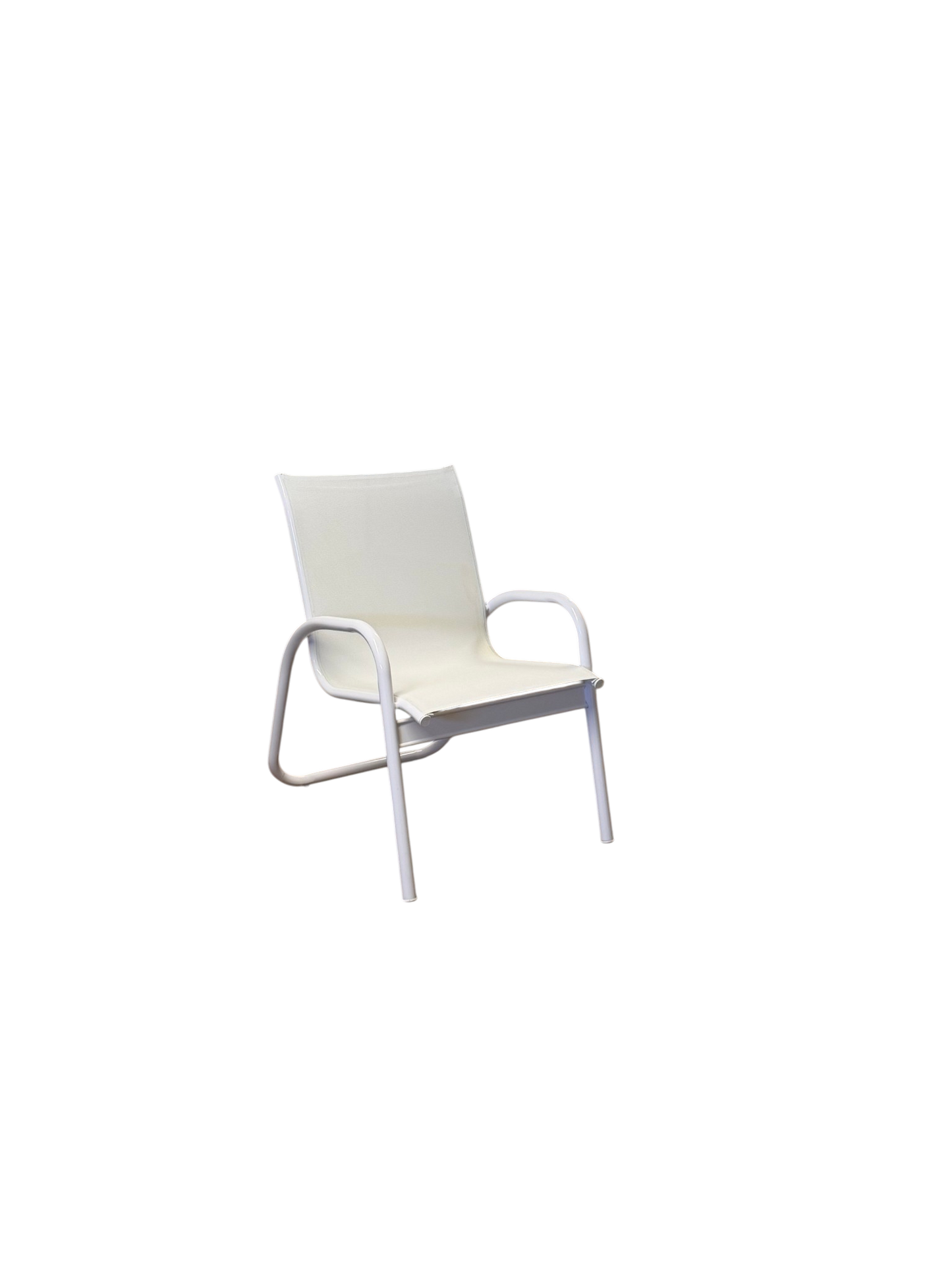 Gardenella Sling Stacking Arm Chair