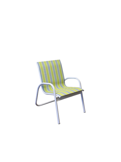 Gardenella Sling Stacking Arm Chair