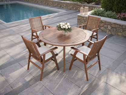 Foundations 52” Round Ipe Dining Table