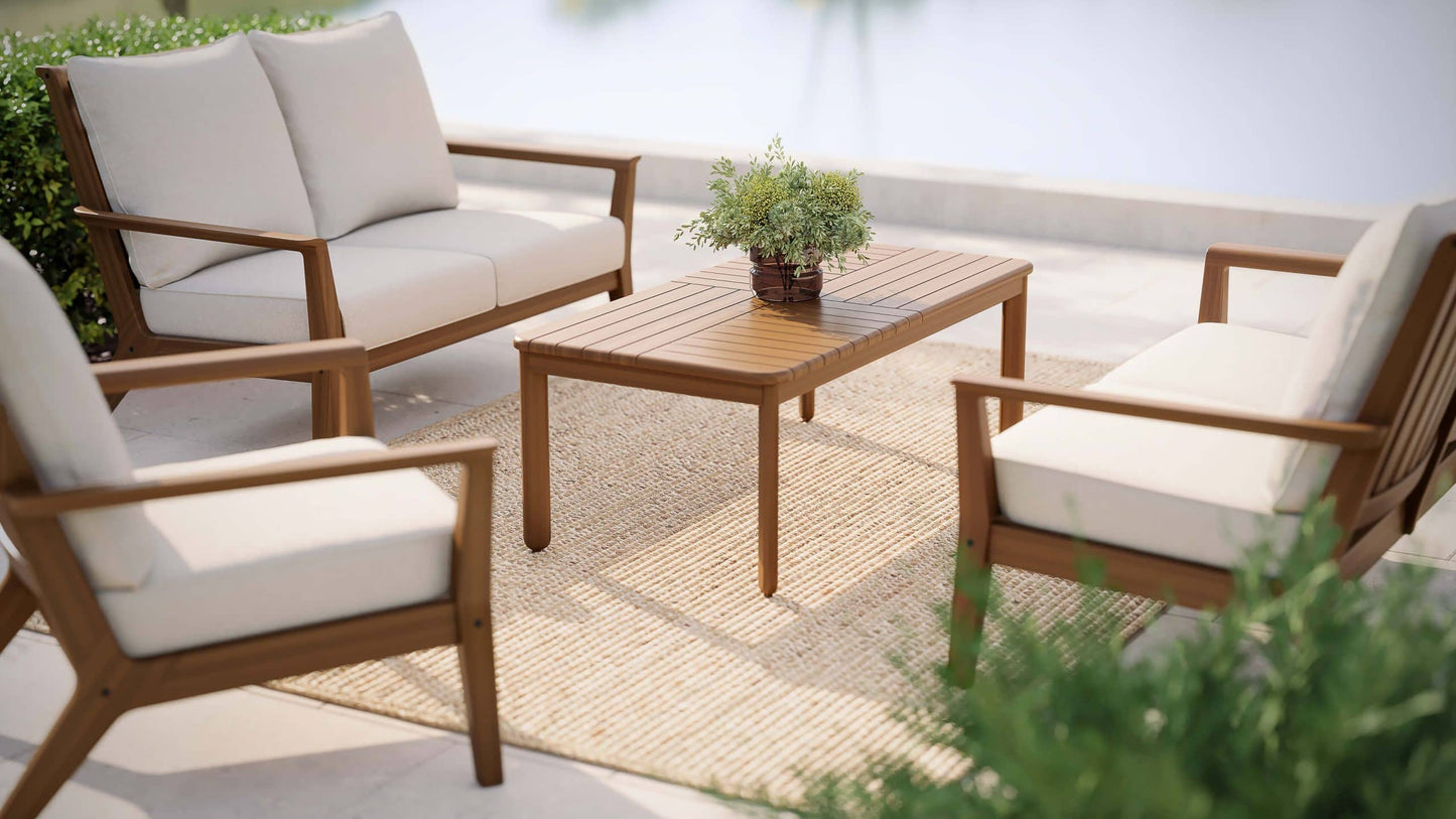 Mosaic 50″ Rectangular Ipe Coffee Table