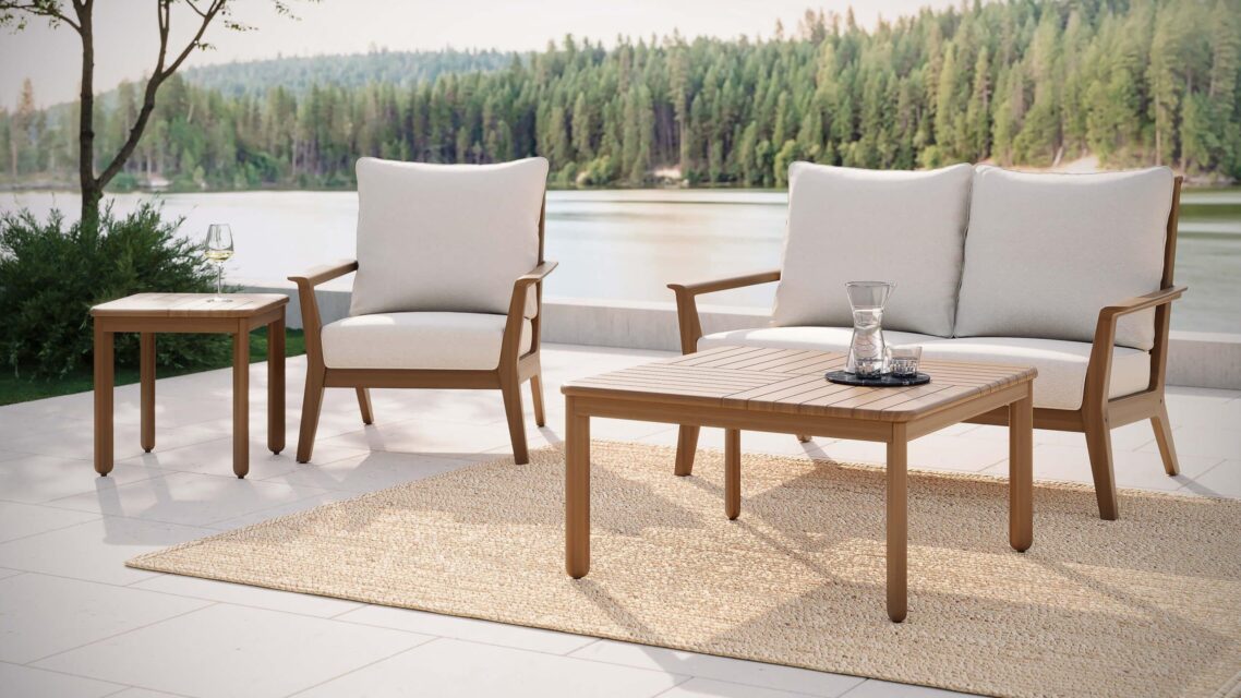 Mosaic 20″ Square Ipe Side Table