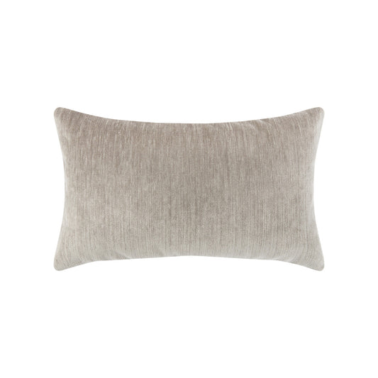Luxe Velour Pewter 12"x20" Toss Pillow