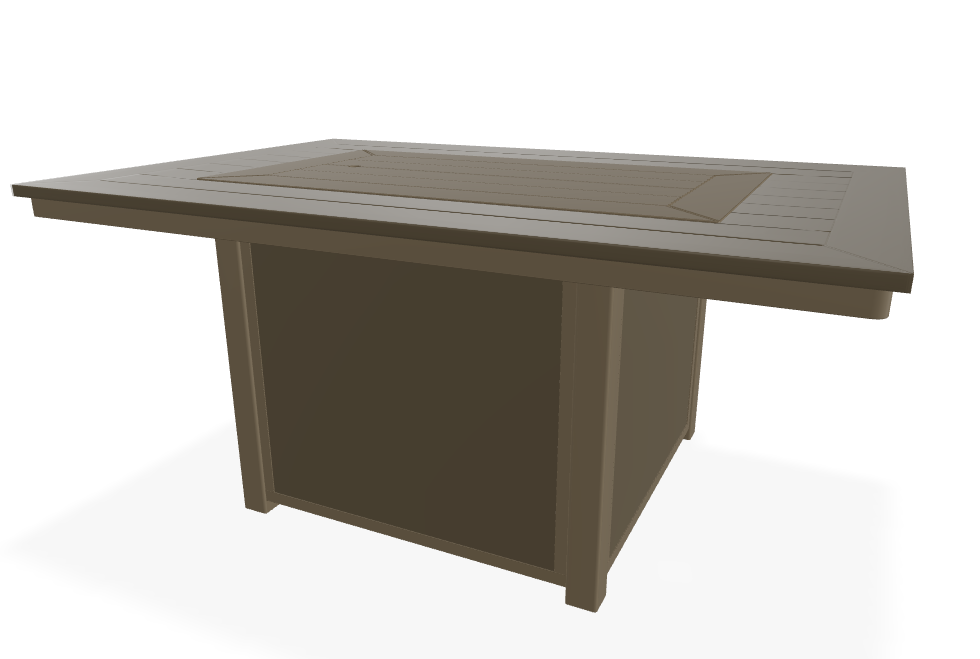 MGP Top Fire Tables 36" x 54" Rectangular MGP Top Fire Table