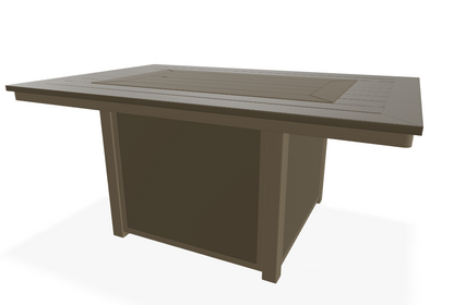 MGP Top Fire Tables 36" x 54" Rectangular MGP Top Fire Table