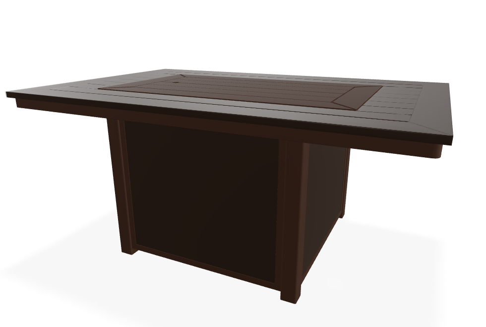 MGP Top Fire Tables 36" x 54" Rectangular MGP Top Fire Table