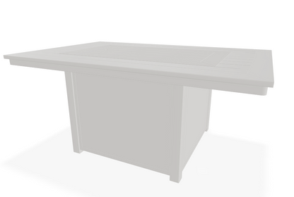 MGP Top Fire Tables 36" x 54" Rectangular MGP Top Fire Table