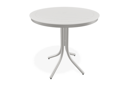 Slat 36" Round Balcony Height Table w/ hole