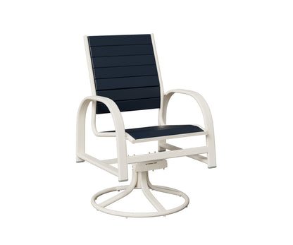 Murphy Poly Swivel Rocker Dining Chair