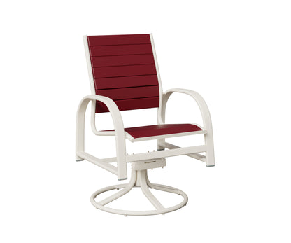 Murphy Poly Swivel Rocker Dining Chair