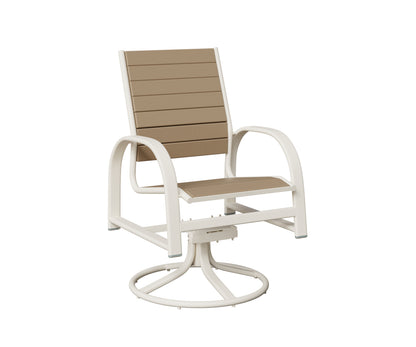 Murphy Poly Swivel Rocker Dining Chair