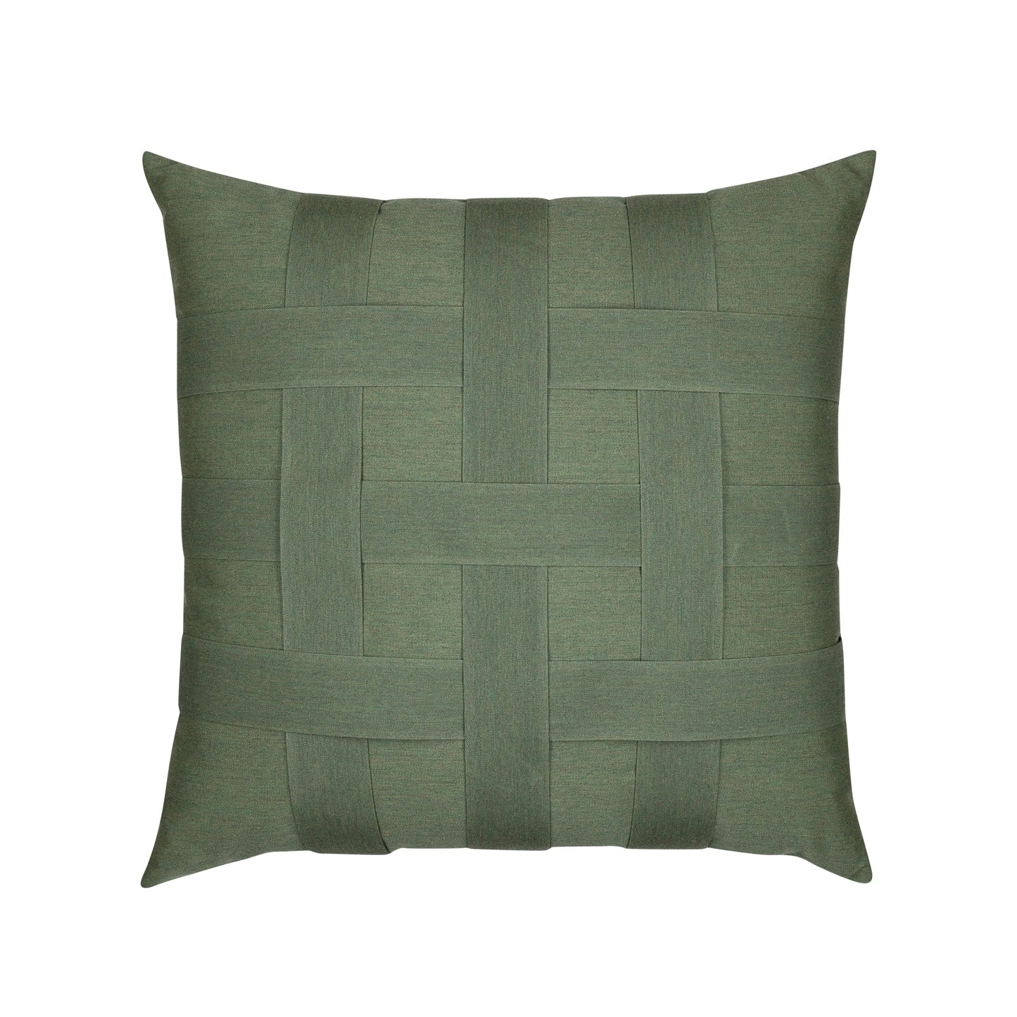 Basketweave Fern 20"x20" Toss Pillow
