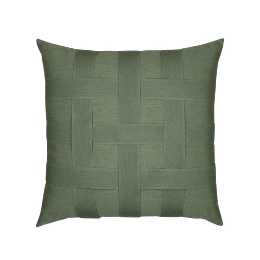 Basketweave Fern 20"x20" Toss Pillow