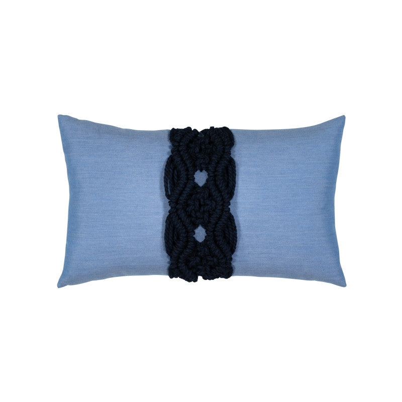 Palomar Indigo 12"x20" Toss Pillow