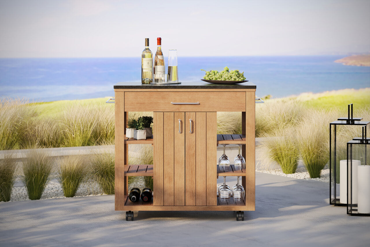 Foundations Sage Teak Serving Buffet