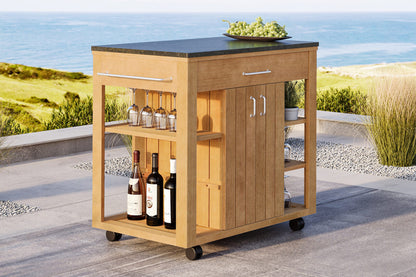 Foundations Sage Teak Serving Buffet