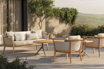 Foundations Arc Teak Coffee Table
