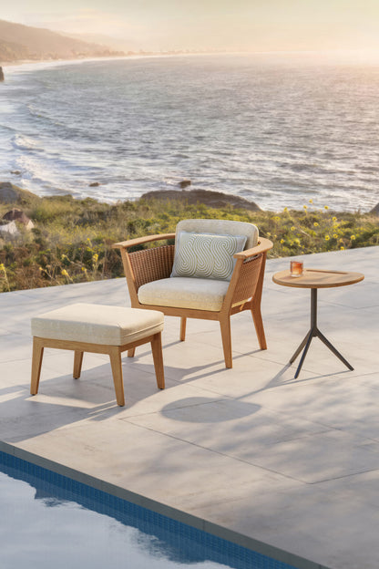 Foundations Arc 16″ Teak Side Table