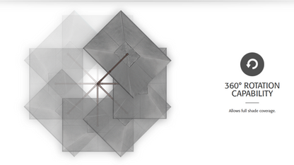 Starlux AKZ Plus 10' x 13' Cantilever Umbrella