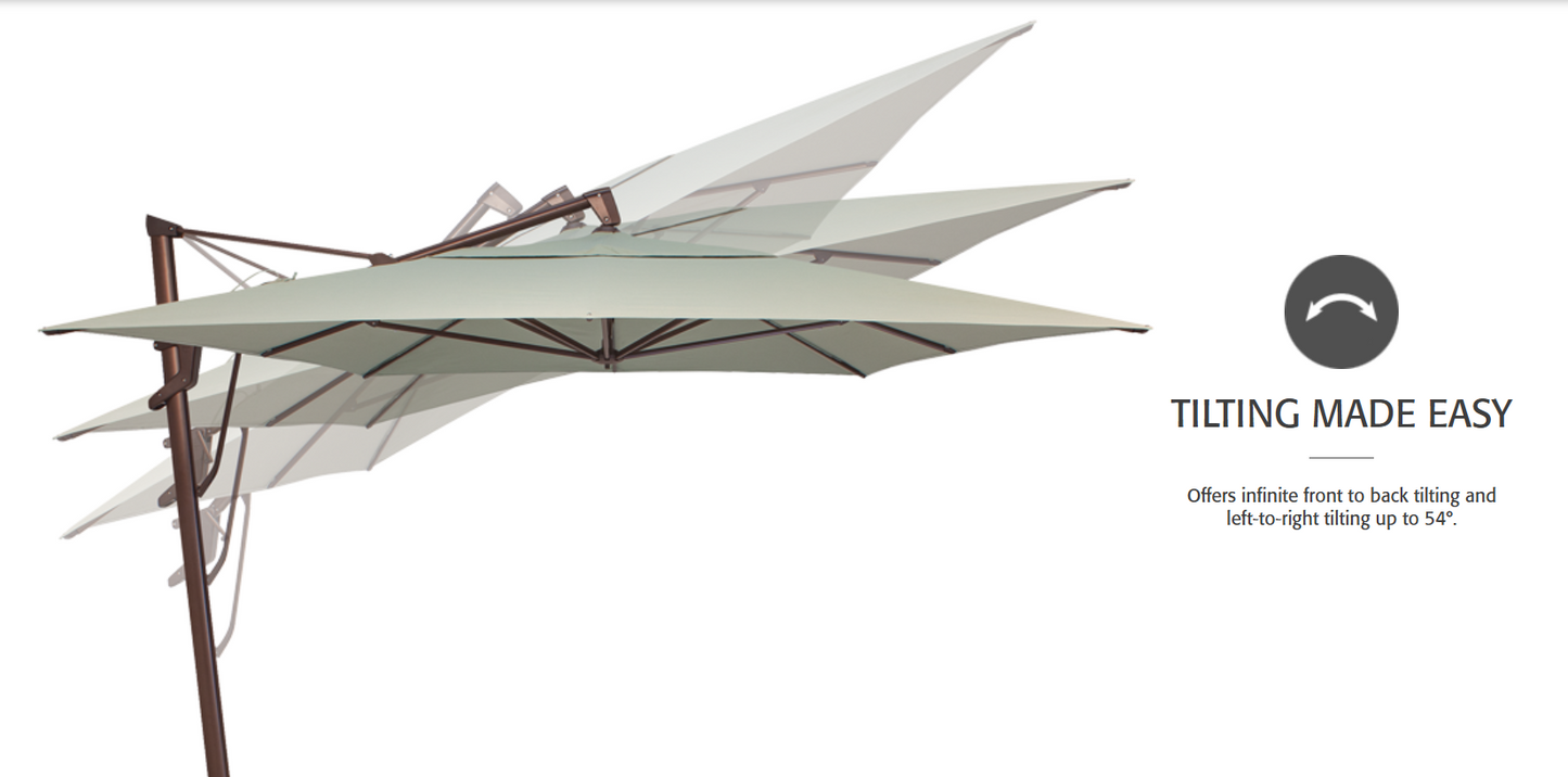 AKZPRT Plus 10' x 13' Cantilever Umbrella