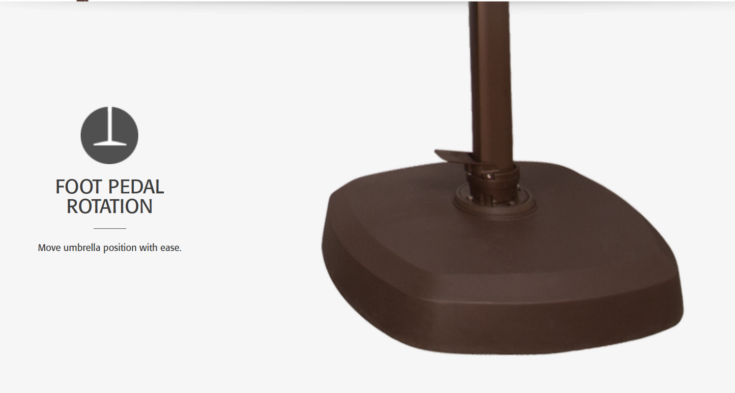 AG25TSQR 10' Square Cantilever Umbrella