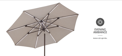 Starlux Collar Tilt 9' Octagon Umbrella