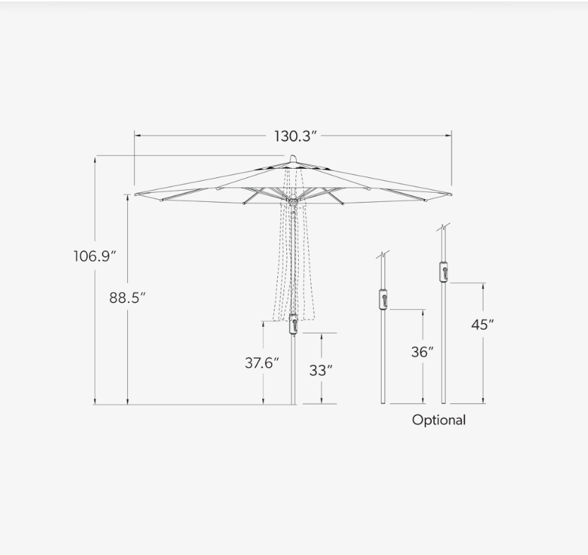 Flex 11' Octagon Umbrella