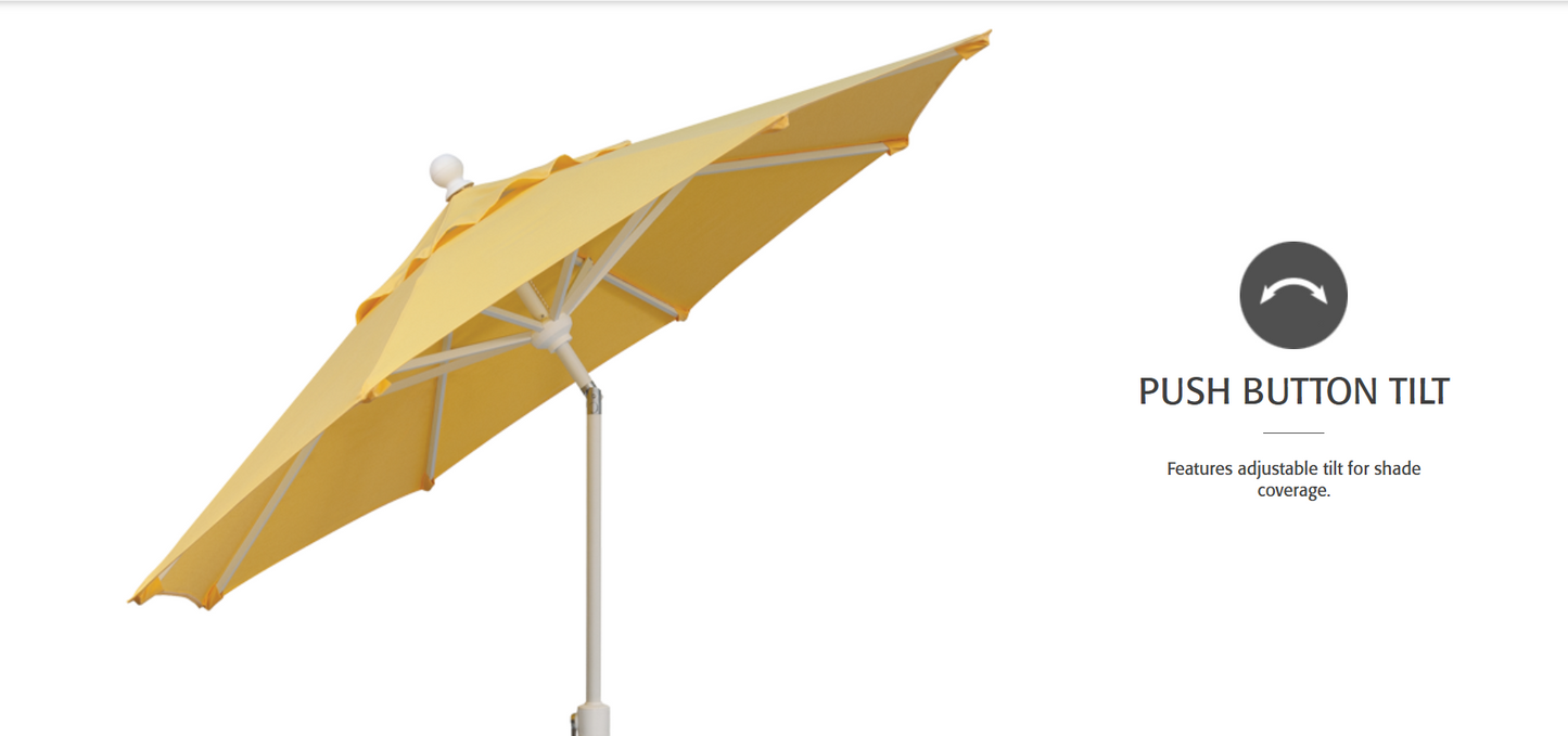Push Button Tilt 7.5' Octagon Umbrella