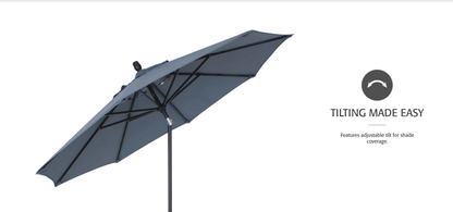 Collar Tilt 9' Octagon Umbrella