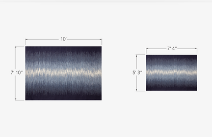 Reflections - Ocean Blue Outdoor Rug