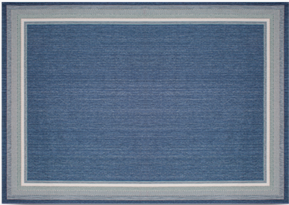 Seaside Harbor - Blue Outdoor Rug